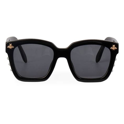 gucci sunglasses bee on side|gucci bee sunglasses price.